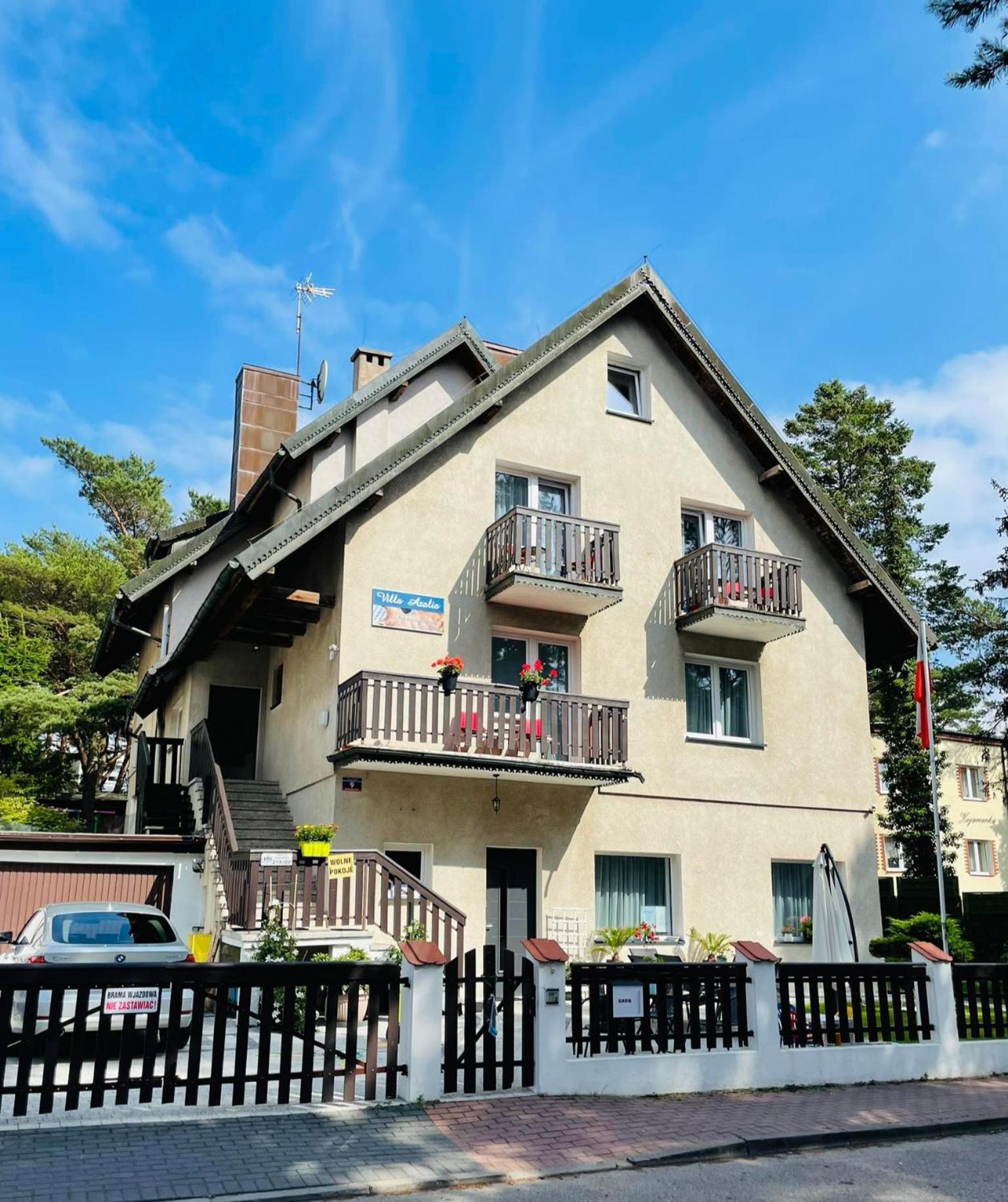 Villa Azalia Jastrzębia Góra Exteriör bild